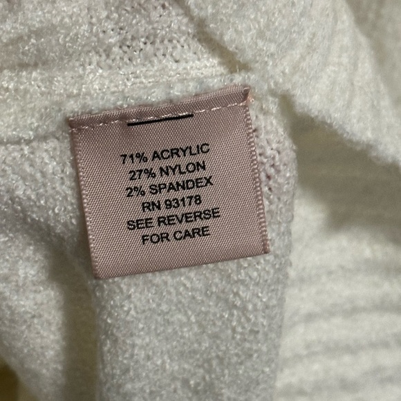 Philosophy Women’s white knit cowl neck pullover sweater size medium - Picture 5 of 5